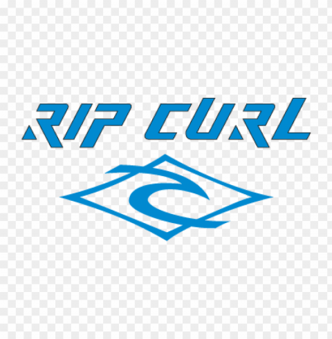 rip curl aus vector logo free download PNG Image with Transparent Isolated Design