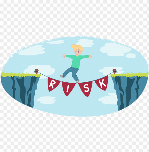 risk taking - risk taker clipart Isolated Character in Clear Background PNG