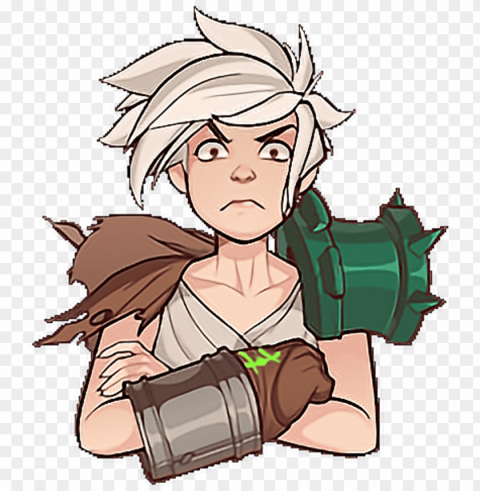 riven sticker - cartoo Isolated Object in Transparent PNG Format