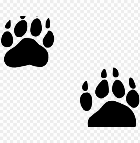 rizzly clipart lion claw - cute bear paw prints HighQuality Transparent PNG Isolated Art