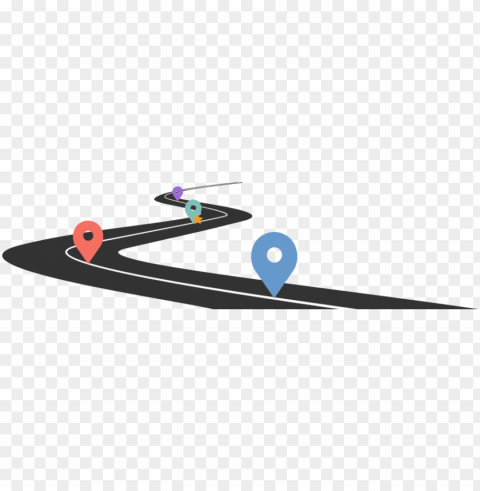 Road Map - Roadmap Transparent PNG Isolated Graphic Design