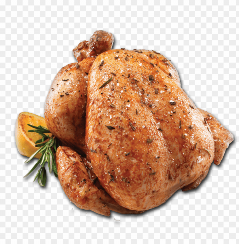 roasted chicken Transparent PNG Isolated Element