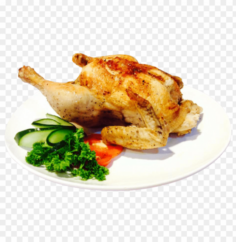 roasted chicken Transparent PNG Isolated Graphic Detail