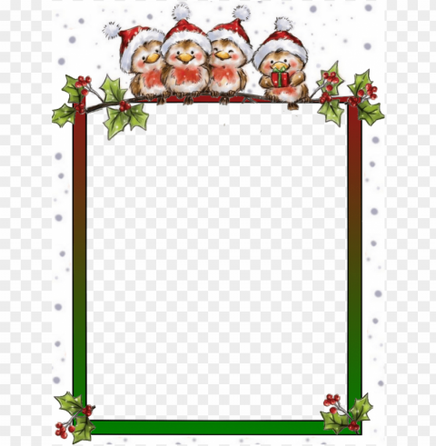 robins on branch Isolated Artwork on Transparent PNG