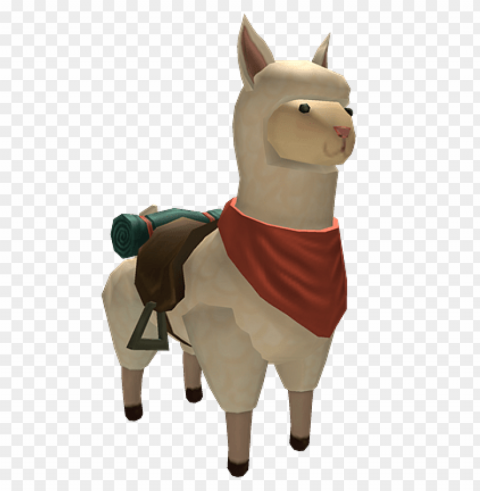 roblox alpaca Transparent Background PNG Isolated Graphic