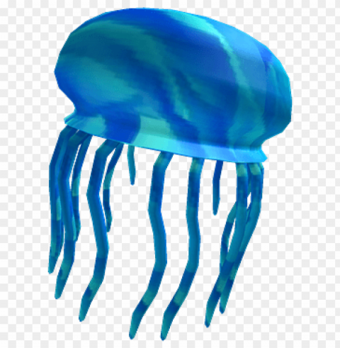 Roblox Blue Jellyfish Transparent Background PNG Isolation