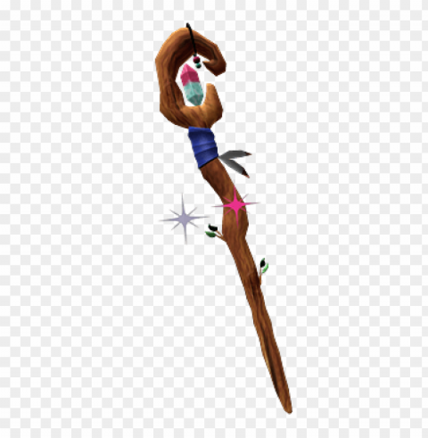 roblox enchanted staff Transparent PNG Graphic with Isolated Object