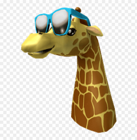 roblox giraffe with sunglasses Transparent PNG graphics variety