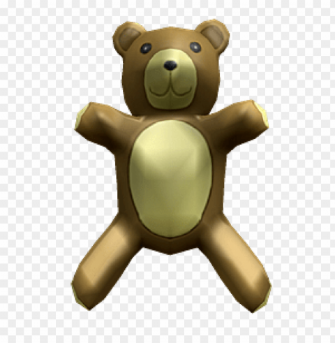 Roblox Teddy Bear Transparent PNG Isolated Artwork