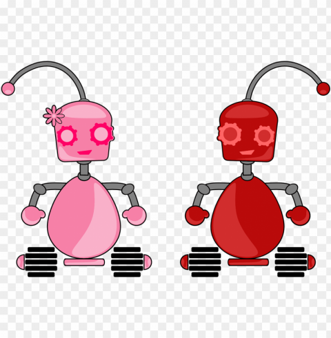 robot couple 1087699 1280 - valentines day for bff PNG images no background PNG transparent with Clear Background ID 25e629dc