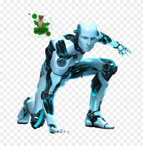 robot PNG Graphic Isolated on Clear Background