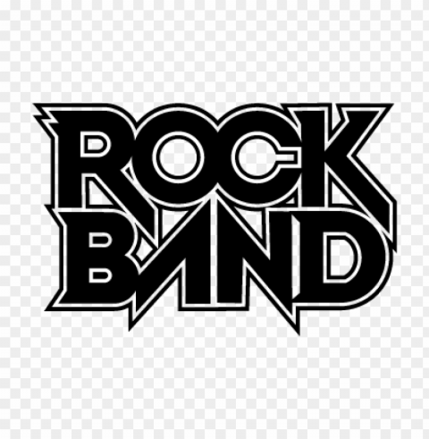 rock band vector logo free PNG Graphic with Transparent Background Isolation