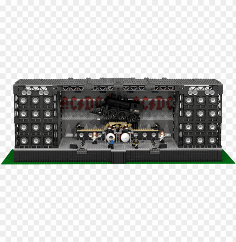 rock concert stage - electronics Transparent Background Isolation in PNG Format