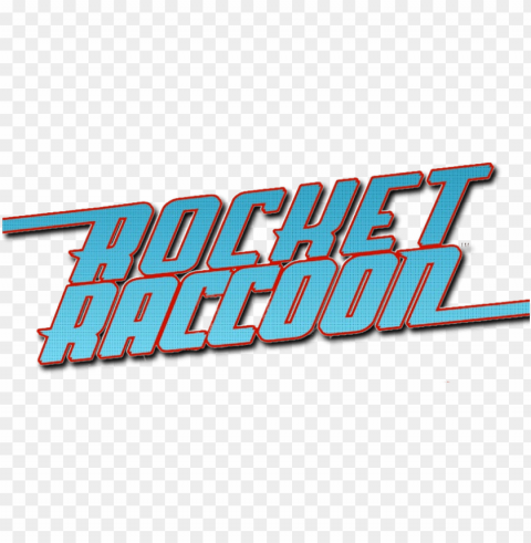 rocket racoon logo2 - rocket raccoon comic logo Isolated PNG Object with Clear Background
