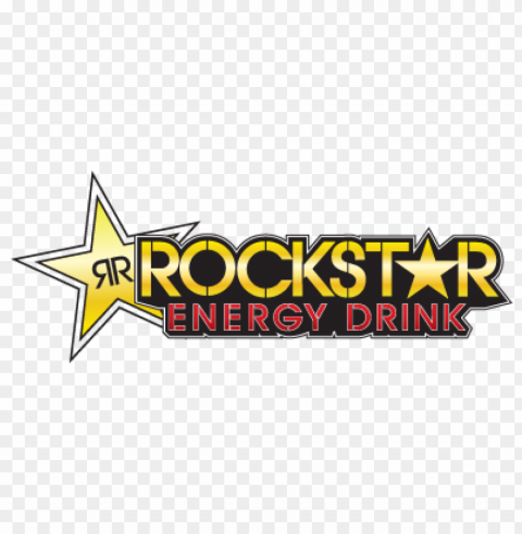 rockstar energy drink logo vector free Isolated Graphic on Clear Background PNG