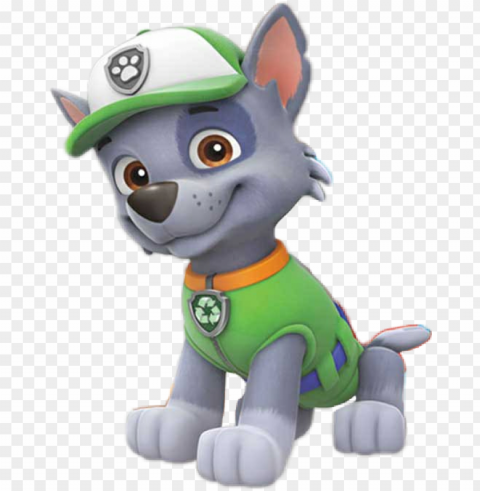 rocky paw patrol PNG Graphic Isolated with Clarity