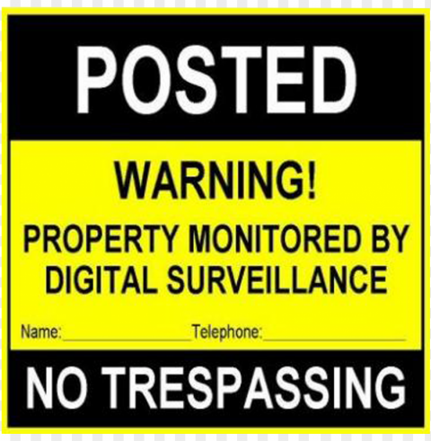 roduct detail - compliancesigns aluminum no trespassing sign 14 x Transparent PNG Artwork with Isolated Subject