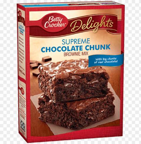 roductos destacados - betty crocker supreme chocolate chunk brownie mix Transparent PNG images for digital art