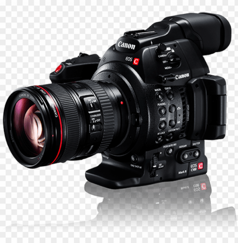 rofessional video camera image - canon eos c100 mark iii HighQuality Transparent PNG Isolated Graphic Element