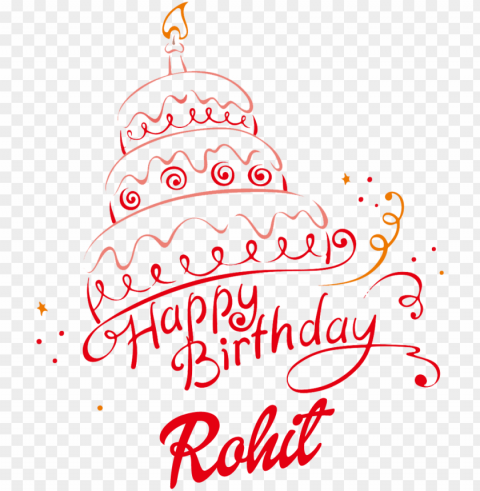 rohit happy birthday vector cake name - happy birthday ronak cake PNG with no background free download