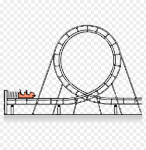 rollercoaster Clean Background Isolated PNG Character