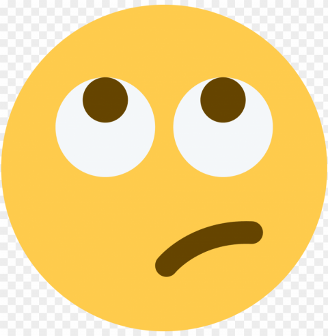 rolling eyes emoji twitter PNG images with transparent elements