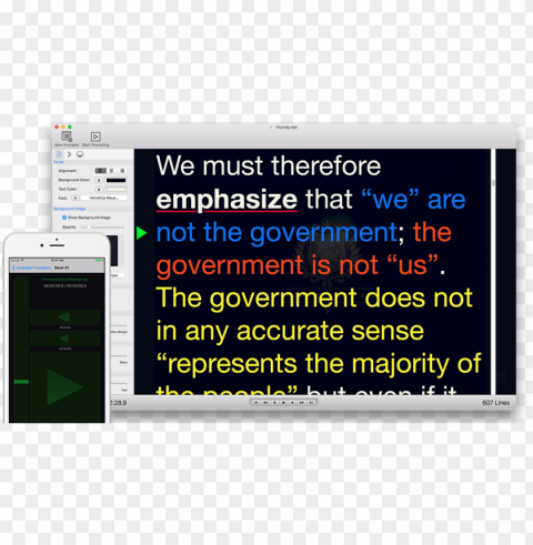 Rompt Teleprompter For Mac - Ios PNG Image With Isolated Transparency
