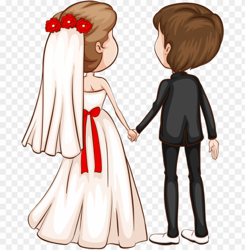 room clipart character - clip art wedding couple Free PNG PNG transparent with Clear Background ID a801c472