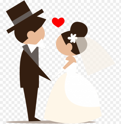 room clipart wedding reception couple - bride and groom Isolated Item with Transparent PNG Background