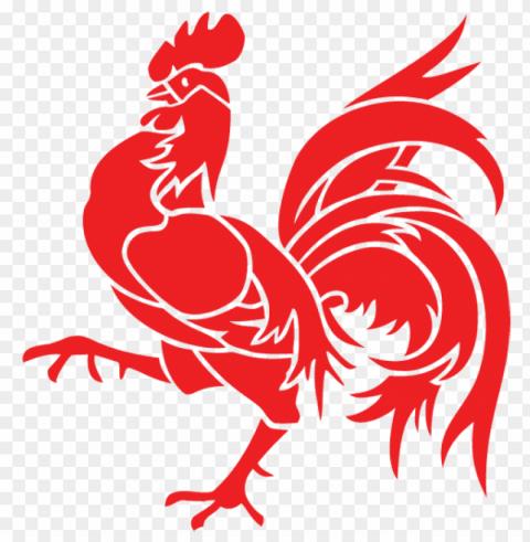 rooster PNG images for editing