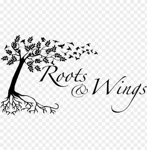 roots & wings - roots and wings Isolated Item in Transparent PNG Format