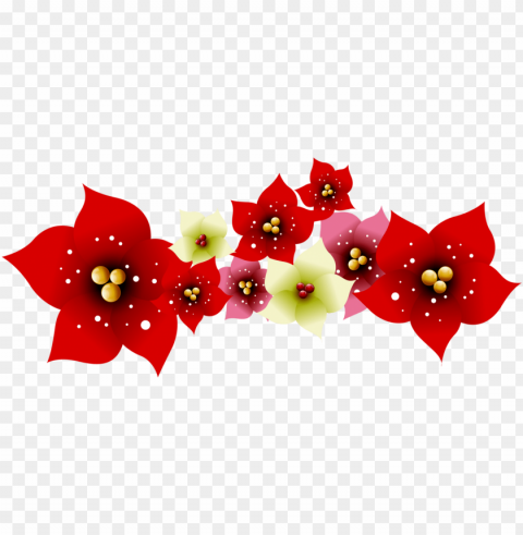 rosas - figuras de natal High-resolution transparent PNG images set