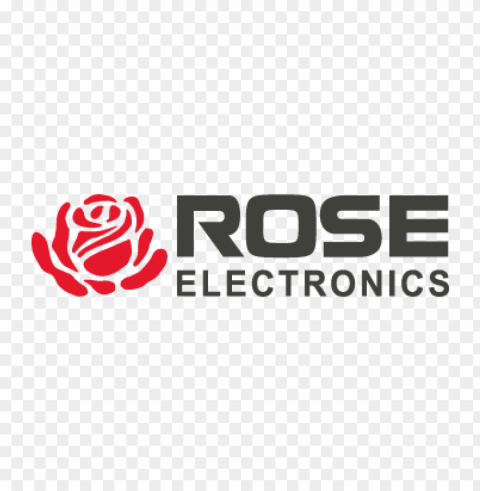 rose electronics vector logo download free PNG Graphic with Transparent Isolation