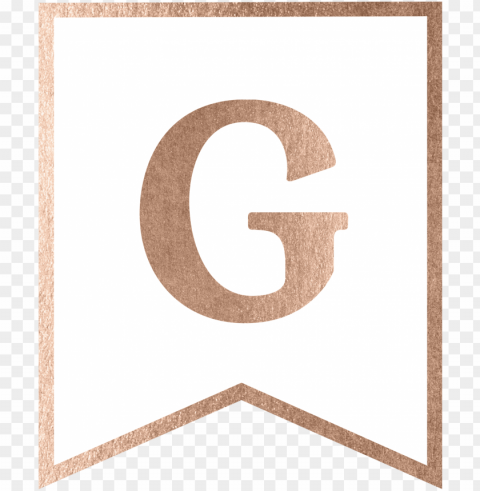 rose gold banner - free printable rose gold letters Clear pics PNG