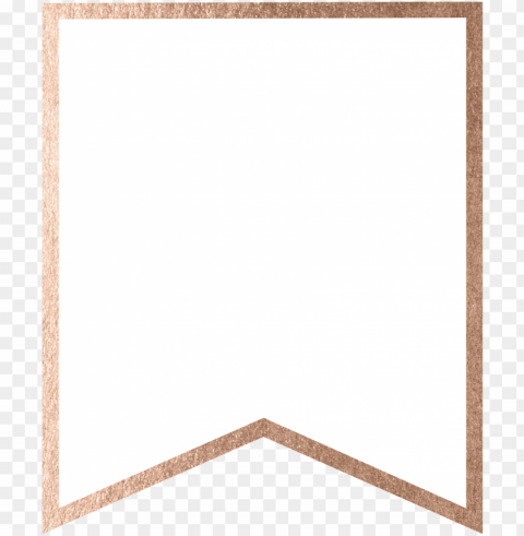 rose gold banner template free printable blank ClearCut Background PNG Isolated Element