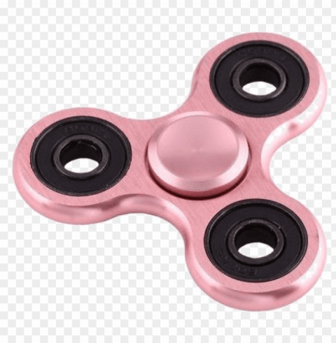 rose gold fidget spinner high quality image - tuff-luv rose gold ninja fidget spinner trio metal PNG images for personal projects
