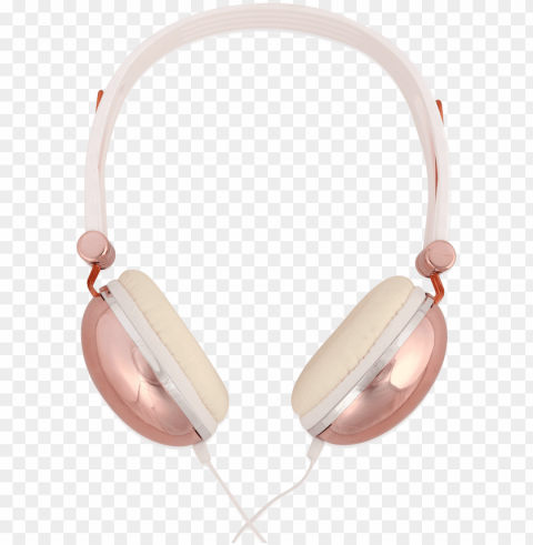 rose gold headphone image with background - clear background headphones Transparent PNG illustrations