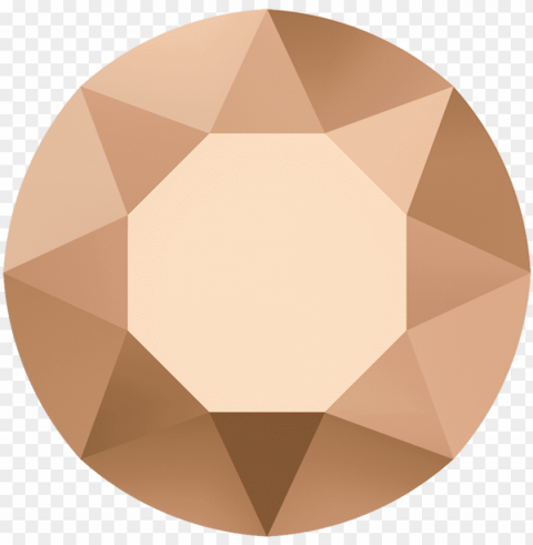 rose gold swarovski stone PNG Image with Clear Isolation