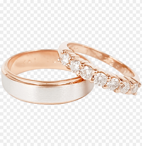 rose gold wedding rings - rose gold rings philippines Transparent PNG images set