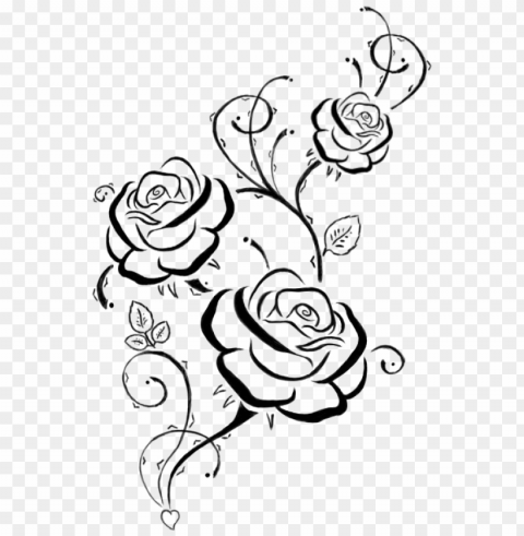rose tattoo download image - background rose tattoo Isolated Item on HighResolution Transparent PNG
