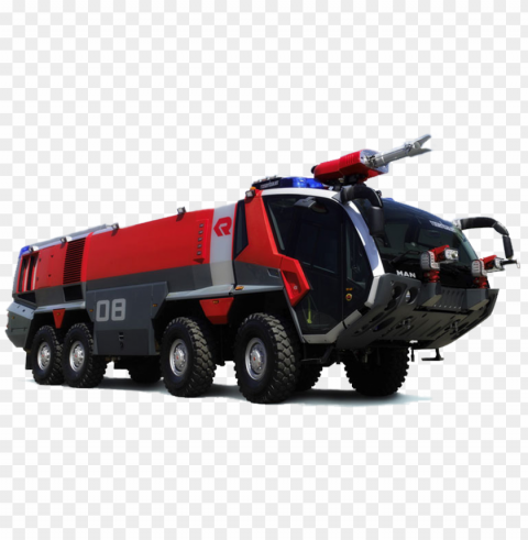 rosenbauer so hot it's on fire - rosenbauer panther fire truck PNG Image with Isolated Artwork