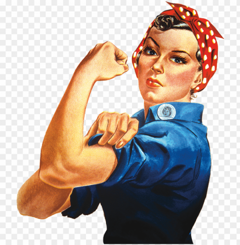 rosie the riveter j Transparent PNG Illustration with Isolation