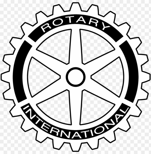 rotary international logo black and white - rotary international HighQuality Transparent PNG Isolated Artwork