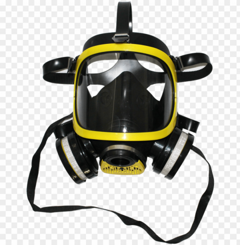 rotection chemical gas masktoxic gas mask - fire protection mask Isolated Artwork on HighQuality Transparent PNG