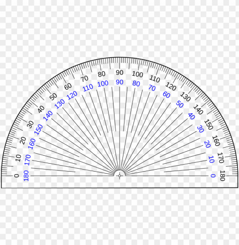 rotractor - protractor scale PNG Object Isolated with Transparency