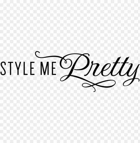 roud member of style me pretty's prestigious invitation-only - style me pretty logo PNG transparent design bundle