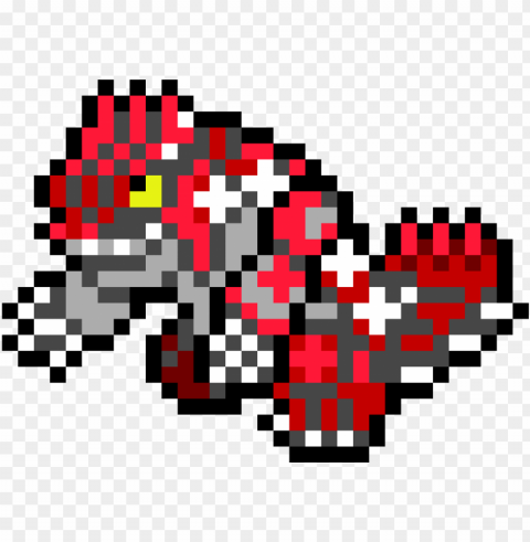 roudon - groudon pixel sprite Isolated Artwork in Transparent PNG