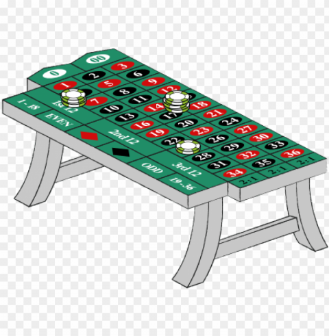 roulette edge - coffee table PNG with transparent overlay