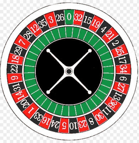 roulette playing wheel Clear Background PNG Isolated Graphic Design