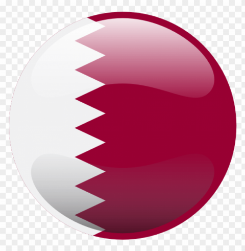 round glossy qatar flag button icon Free PNG transparent images